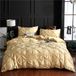 Satin housse de couette 3 pièces avec taies d'oreiller