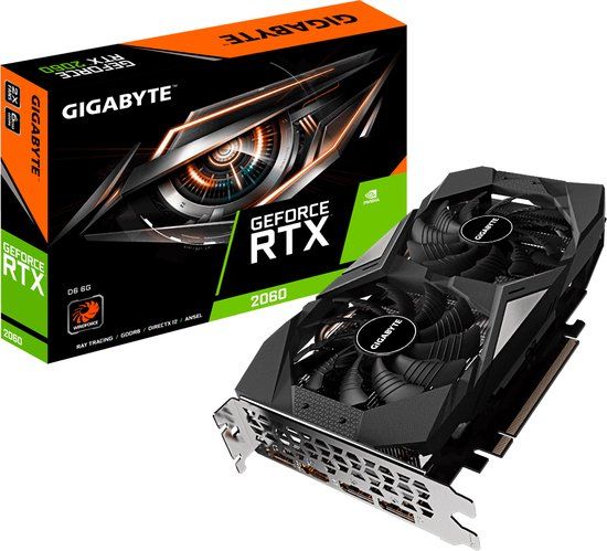 Gigabyte GeForce RTX 2060 D6 6G - 6GB GDDR6 - GV-N2060D6-6GD