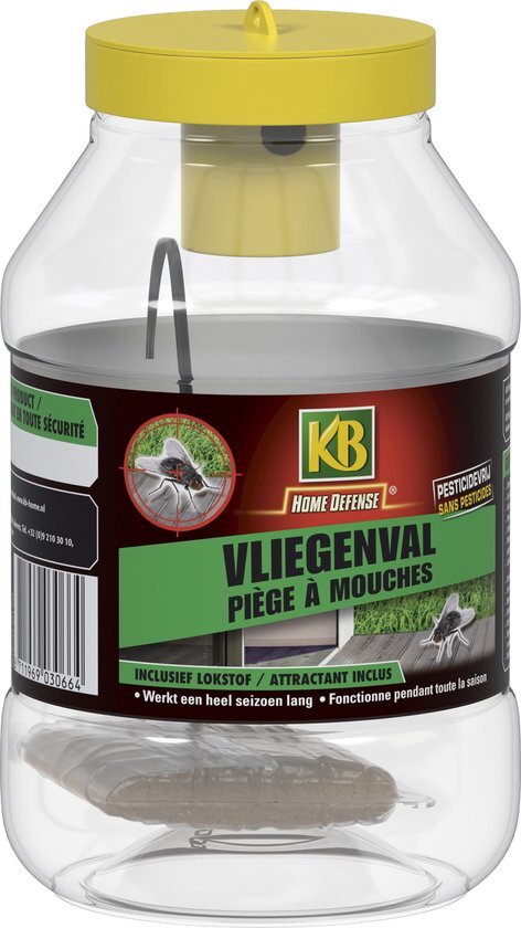 KB Home Defense Vliegenval - KB Home Defense (Ecologisch lokmiddel) transparant