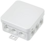 Kopp 340604504 verdeeldoos Profi-Pack 10x opbouw voor de vochtige ruimte, 75 x 75 x 35 mm grijs