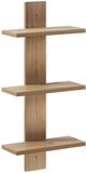 vidaXL Wandplank Artisanaal eiken 30 x 13.5 x 64.5 cm Bewerkt hout