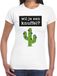 Bellatio Decorations Wil je een knuffel tekst t-shirt wit dames - dames shirt Wil je een knuffel? L
