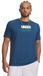 Under Armour T-shirt Logo Bloc Bleu L