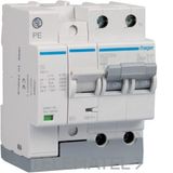 HAGER (AUT.+REST) MZ240G Protección combinada P+T, 2P, 6kA, 40A vermogenstype, Multi kleuren