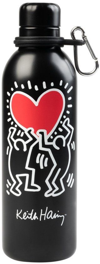 Grupo Erik Keith Haring - Hot&Cold 500Ml Metal Bottle Fles - Multicolours