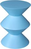 Merkloos Starfurn Bijzettafel Abel - Blauw - 33x33x45 cm