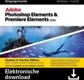 Adobe Photoshop & Premiere Elements 2026 - Foto's & Video's Bewerken - Student/Leraar - 3 Jaar Licentie - AI - Windows/Mac - Download