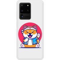 Samsung Galaxy S20 Shiba ninja verstevigd hoesje met sublimatie bedrukking