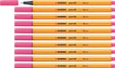 STABILO point 88 Fineliner - Heliotroop Roze - 10 stuks