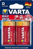 Varta D batterij (mono) Longlife Max Power LR20 Alkaline 1.5 V 16500 mAh 2 stuk(s)