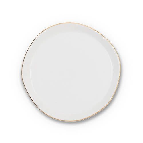Urban Nature Culture Gebaksbord - White - Ø17 cm - Aardewerk