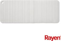 Rayen Antislip Badmat - 86 x 33 cm - Natuurlijk Rubber - Wit