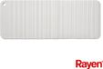 Rayen Antislip Badmat - 86 x 33 cm - Natuurlijk Rubber - Wit