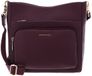 MANDARINA DUCK Mellow Leather Crossbodytas Sin wijnrood