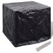 vidaXL Hoes waterreservoir 8 oogjes 116 x 100 x 120 cm - Zwart
