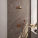 Topa BRAUER Stripe thermostatische inbouw regendouche SET 29 koper geborsteld PVD