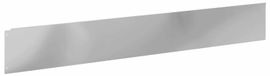 Bordure de pelouse 20 pcs 100 x 15 cm Acier argent