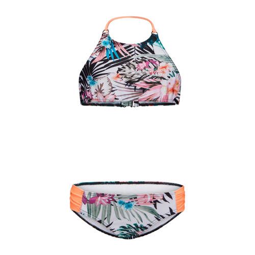 Retour Denim crop bikini Noelle roze/zwart