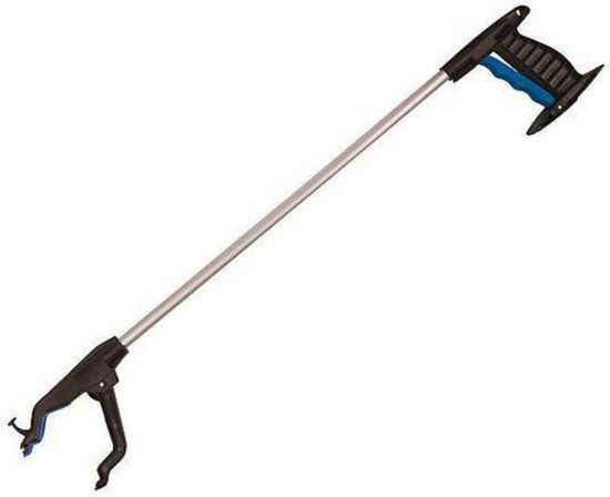 VITILITY Grijper met haak en magneet - groot - 76 cm - Zwart / blauw