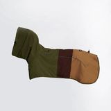Spark Paws - Breatheshield™ Dog Raincoat - Hond regenjas - Green Brown Tan