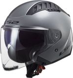 LS2 OF600 Copter II Solid Nardo Grijs Jethelm - Maat L