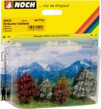 Noch 25420 3-4 cm hoge bloesemstruiken landschap modellering (5-delig)