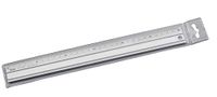 Folia 23040 aluminium liniaal 40 cm antislip coating
