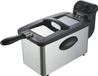 CONTINENTAL EDISON Friteuse, 3 litre, 2000W, acier inoxydable, CERFR3IN2, thermostat réglable (130°C - 190°C), panier amovible