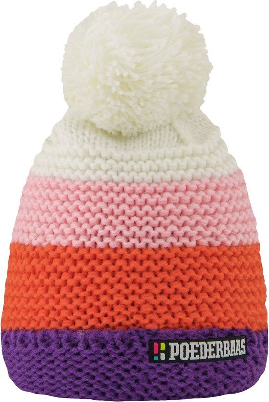 Poederbaas Muts Classic Colorful Beanie 2.0 Multi Purple - One size - Paars - Mannen
