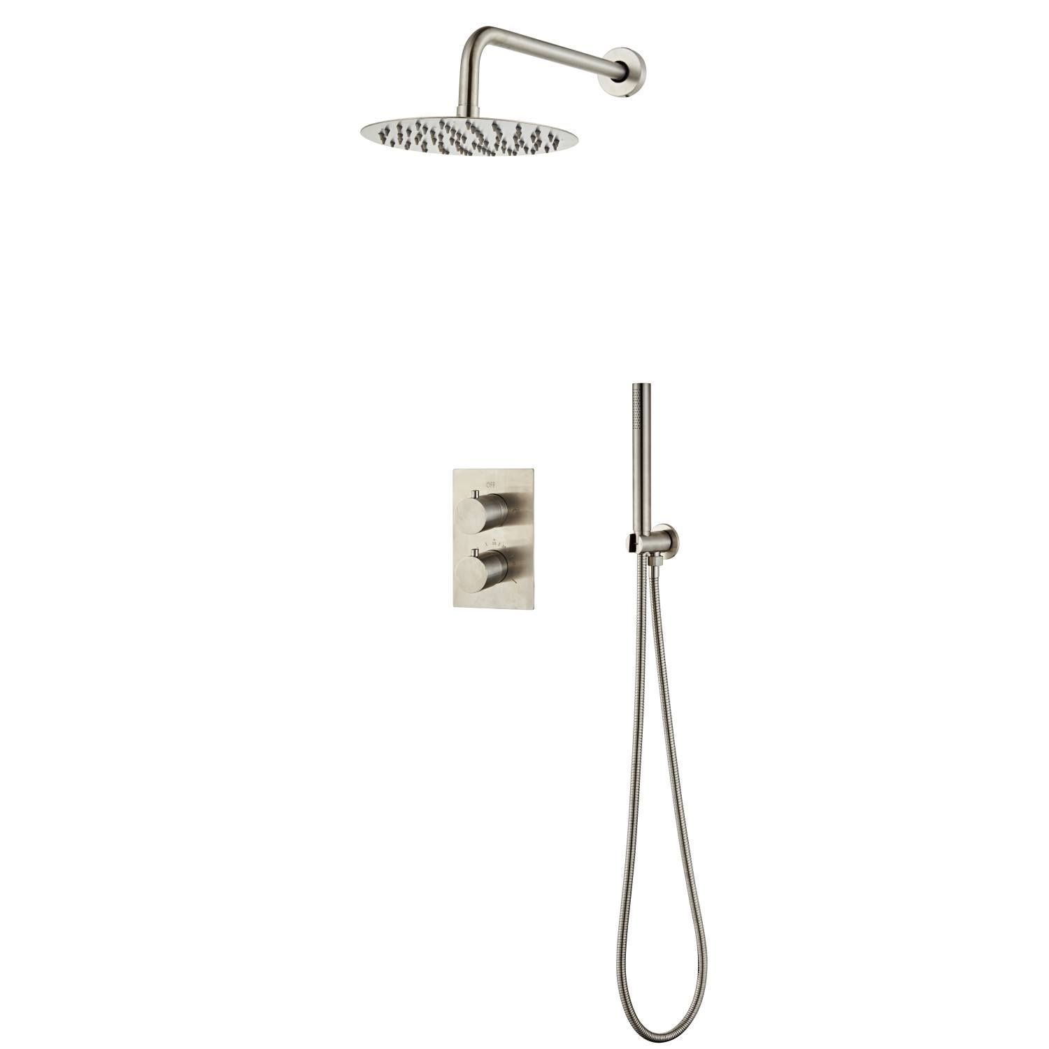 Boss & Wessing Inbouw regendouche bws exclusive volledig 304 rvs 20 cm met handdouche