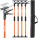 VEVOR Eenhandige Steunkrik, 4-Pack, Plafondsteunkrik 116-290 Cm, Telescopische Stalen Steunkrik, Montagesteun Tot 70 Kg Draagvermogen voor Het Installeren Van Kasten, Het Tillen Van Gipsplaten, Vrachtpalen