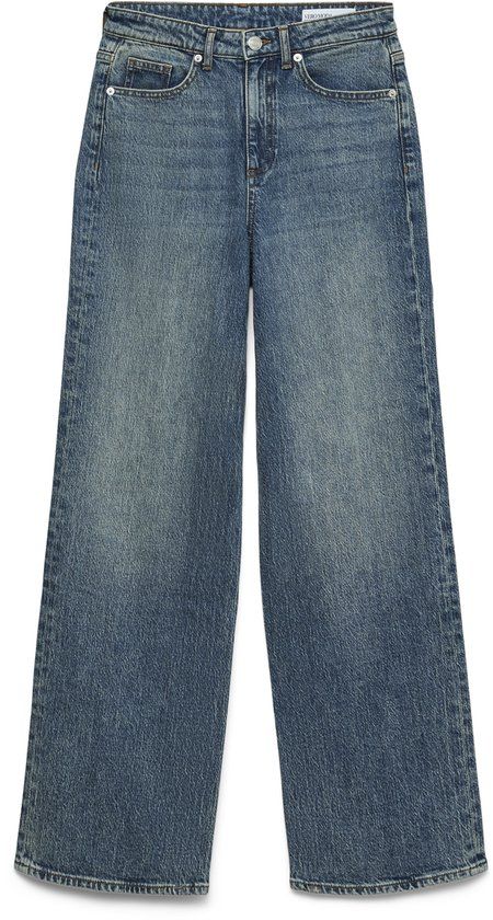 VERO MODA VMTESSA HR WIDE JEANS RA394 GA NOOS Dames Jeans W33 x L32 Blauw
