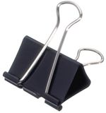 MAUL Foldbackklemmen mauly® Zwart 6 stuks voor stevige grip