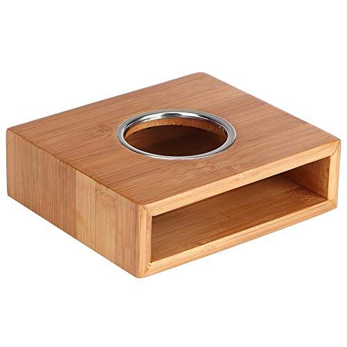 Fditt Theepot van bamboe, voor huishouden, bamboe, theepot, radiator, basis, kaars, verwarmingstoestel, theepan, accessoires voor opwaarts