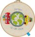 Vervaco Telpakket kit Geboorte Reis rond de wereld PN-0150390 Borduren