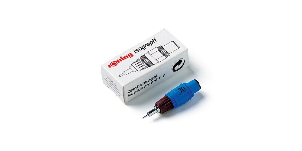 Rotring Isograph Replacement Nib - 0.25mm - Blue