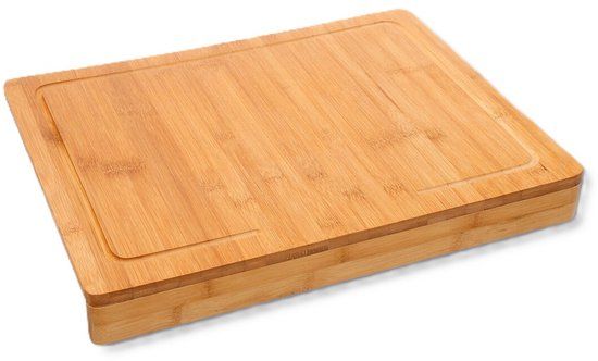 5five Snijplank met stoprand 45 x 34 cm van bamboe hout - Broodplank