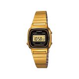 Casio Horloge LA670WEGA-1EF, Goud, één maat