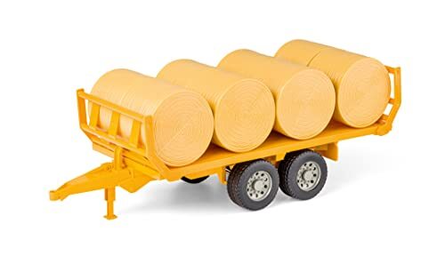 Carson 500907658 1:16 hooiwagen voor op afstand bestuurde tractoren geel - op afstand bestuurd voertuig, RC tractor, accessoires voor op afstand bestuurde tractoren, tractoraanhangers