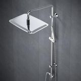 Görbach Douchesysteem Regendouche Badkamer Doucheset Douchekolom met Hoofddouche Roestvrij Staal 35x25cm