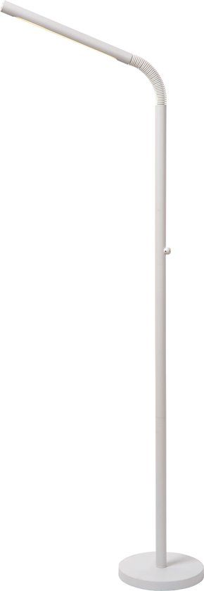 Lucide GILLY - LED Leeslamp - Oplaadbaar - Wit - 2700K - Dimbare LED - 153cm