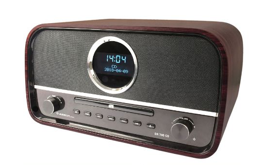 Albrecht audio Albrecht DR 790 CD Draagbare Radio met CD, DAB+, FM, Bluetooth - Zwart/Hout