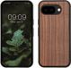 kwmobile hoesje geschikt voor Google Pixel 10a - Hoesje met bumper in donkerbruin - Backcover - hout