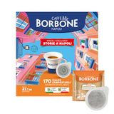 Caffè Borbone Composteerbare Koffiepad, Exclusieve Koffiemelange - 170 Koffiepads - Recycleerbare verpakking - Compatibele met ESE-systeem Papieren koffiepads van 44 mm