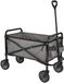 Amazon Basics Opvouwbare Tuinwagen voor Buiten met Hoes, Grijs