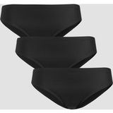 MyProtein MP Women's Mid Rise No VPL Bikini Brief (3 Pack) - Black - L