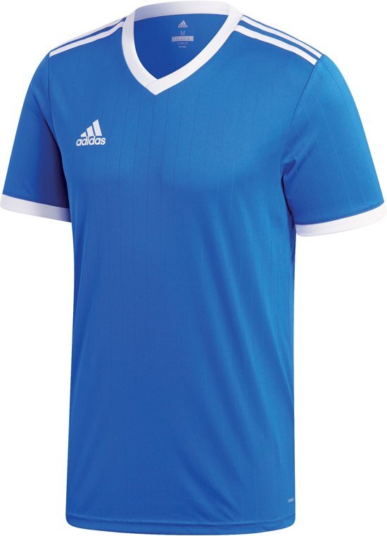 Adidas Tabela 18 SS Jersey Teamshirt Heren Sportshirt performance - Maat XL - Mannen - blauw/wit