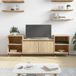 Maison Exclusive - meuble TV chêne Sonoma, 160x35x55 cm, panneau de particules