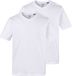 JP 1880 Heren T-shirts basic set van 2 V-hals korte mouwen Sneeuwwit 6XL