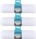 Home Deco Factory Panier à linge - 3 pièces - 60 x 80 cm - Blanc - Polyester